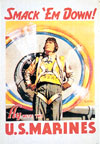 Smack 'Em Down Postcard