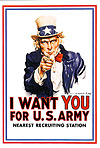 I Want You for US Army Poster