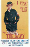 I Want You for The Navy postcard