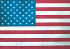 U.S. Flag postcard