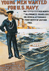 Young Men For Navy Poster