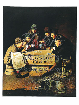 Newsboy Cigars Postcard